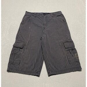 Timberland Cargo Shorts Boys‎ Size 18 Black Gray Stripped Casual Outdoor